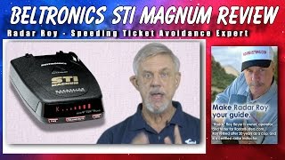preview picture of video 'Beltronics STI Magnum Radar Detector Review'