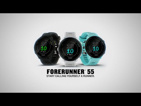 Išmanusis laikrodis Garmin Forerunner 55, Pilkos spalvos video