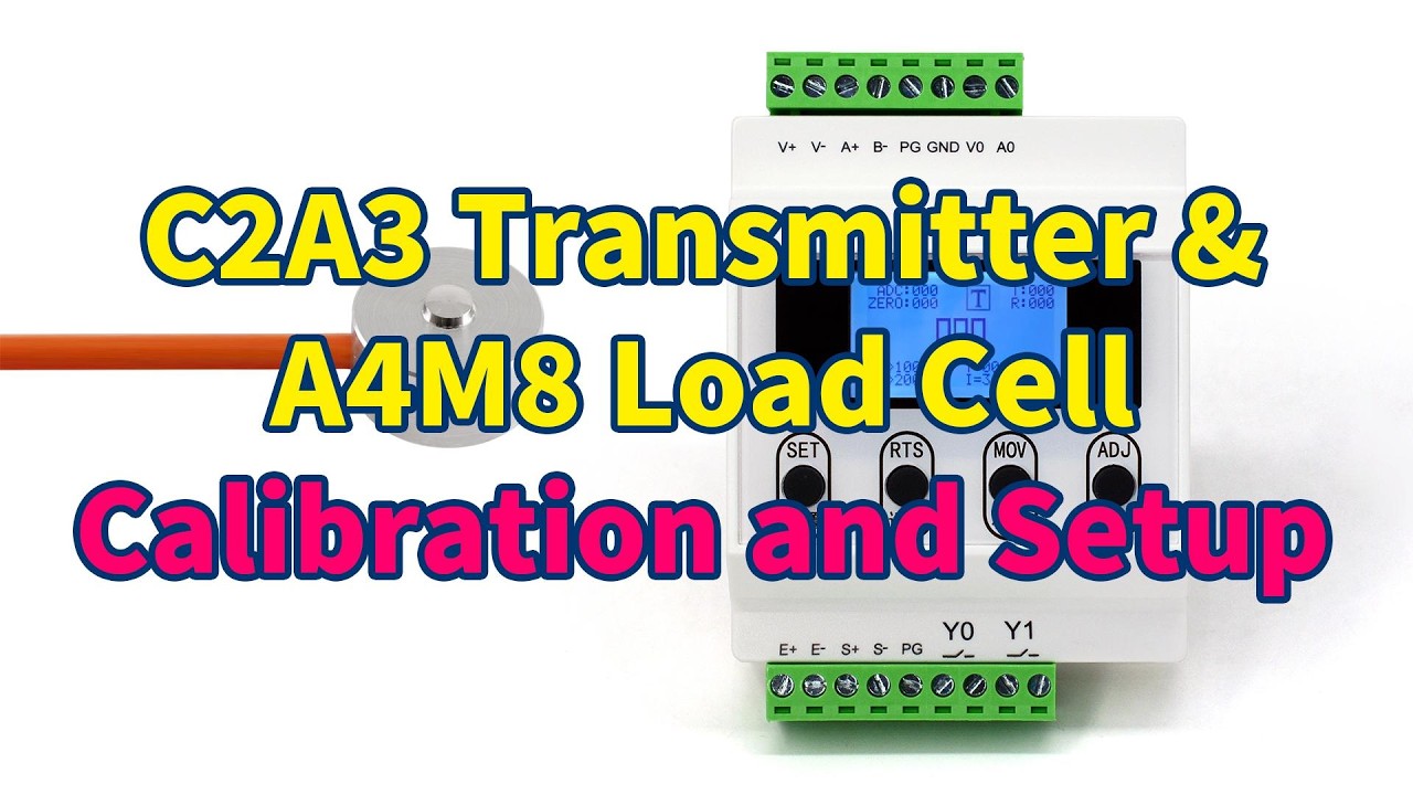 ST Indicator +A1F1 Load Cell Calibration and Setup Tutorial