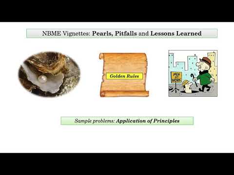 12DaysinMarch: Interpreting NBME Vignettes for the USMLE Step One Exam, Sample One