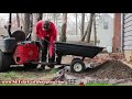 Moving Dirt with my Tow Behind Dump Cart!!
