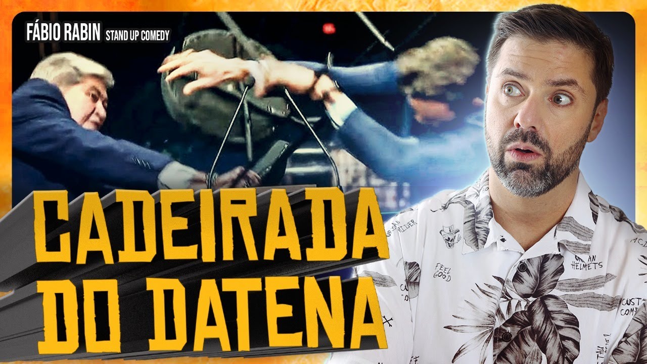 A cadeirada do Datena no Pablo Marçal - Fábio Rabin (Comédia Stand Up)