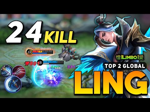Ling Best Build 2023 [ Ling Top Global Gameplay ] By 憎|Limbo|愛 - Mobile Legends