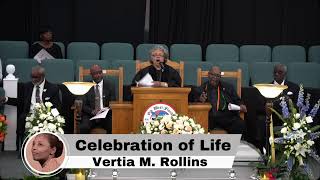 A Celebration of Life Funeral Service for Ms. Vertia M Rollins