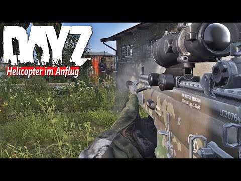 DAYZ - Enemy HELICOPTER in TISY-BASE - PURSUIT ends in REVENGE [German] Let's Play DayZ