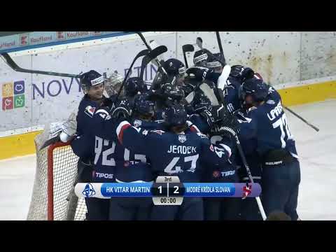 28. kolo HK VITAR Martin - Modré krídla Slovan 1:2 (HIGHLIGHTY)
