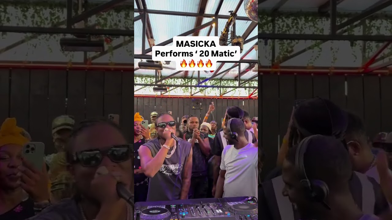 masickamusic performs ‘20 Matic’ 🔥🔥🔥🔥#djagonline #teamag #ukdj #tiktokdj