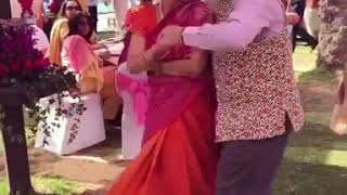 Lamborghini  dance by  old couple