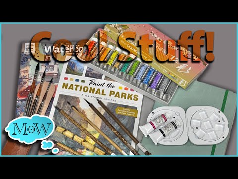 Let's Look at Some Cool New Stuff! Notable Watercolor Supplies.