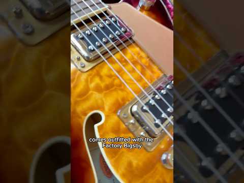 2024 Gretsch G5655T-QM Electromatic Center Block Jr. Hard Shell Case - Sweet Tea image 24