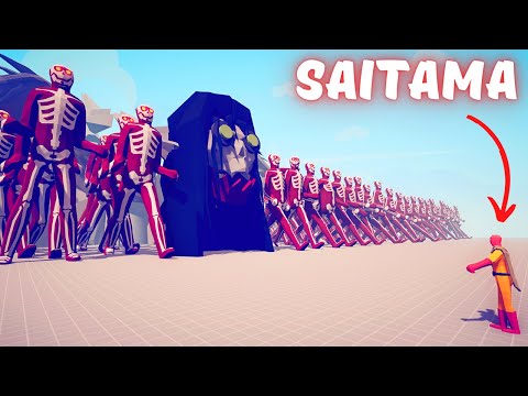 SAITAMA vs ARMY OF UNITS - Totally Accurate Battle Simulator TABS