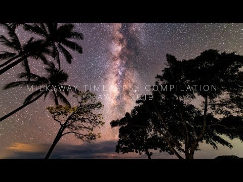 Milky Way Timelapse Compilation // Hawaii 2019
