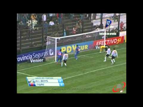 GOLES - ALL BOYS 2 TIGRE 2 - FECHA 4 (25 08 2012)