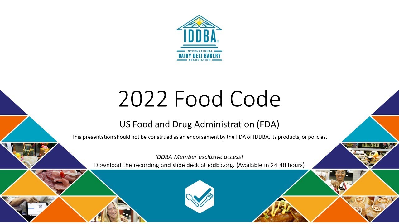 New 2022 FDA Food Code