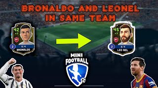 Download lagu MINI FOOTBALL USING LEO NEL AND BRONALDO IN THE SAME TEAM UNBELIEVABLE PERFORMANCE/KING CAP GAMING mp3