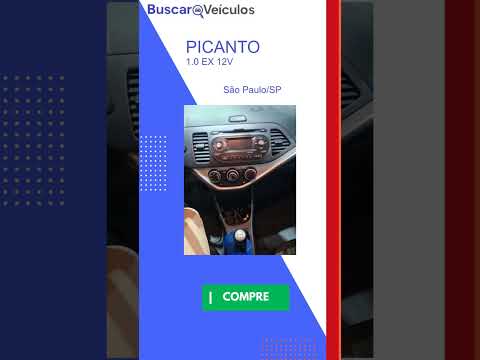 KIA PICANTO 1.0 EX 12V 2013 à venda em São Paulo/SP - BuscarVeiculos.com.br #Shorts