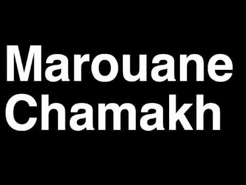 How to Pronounce Marouane Chamakh Arsenal FC Football Futbol Goal Penalty Kick Yellow Red Card
