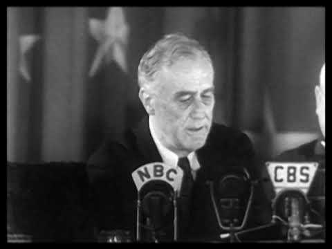 FDR Discusses his Dog Fala