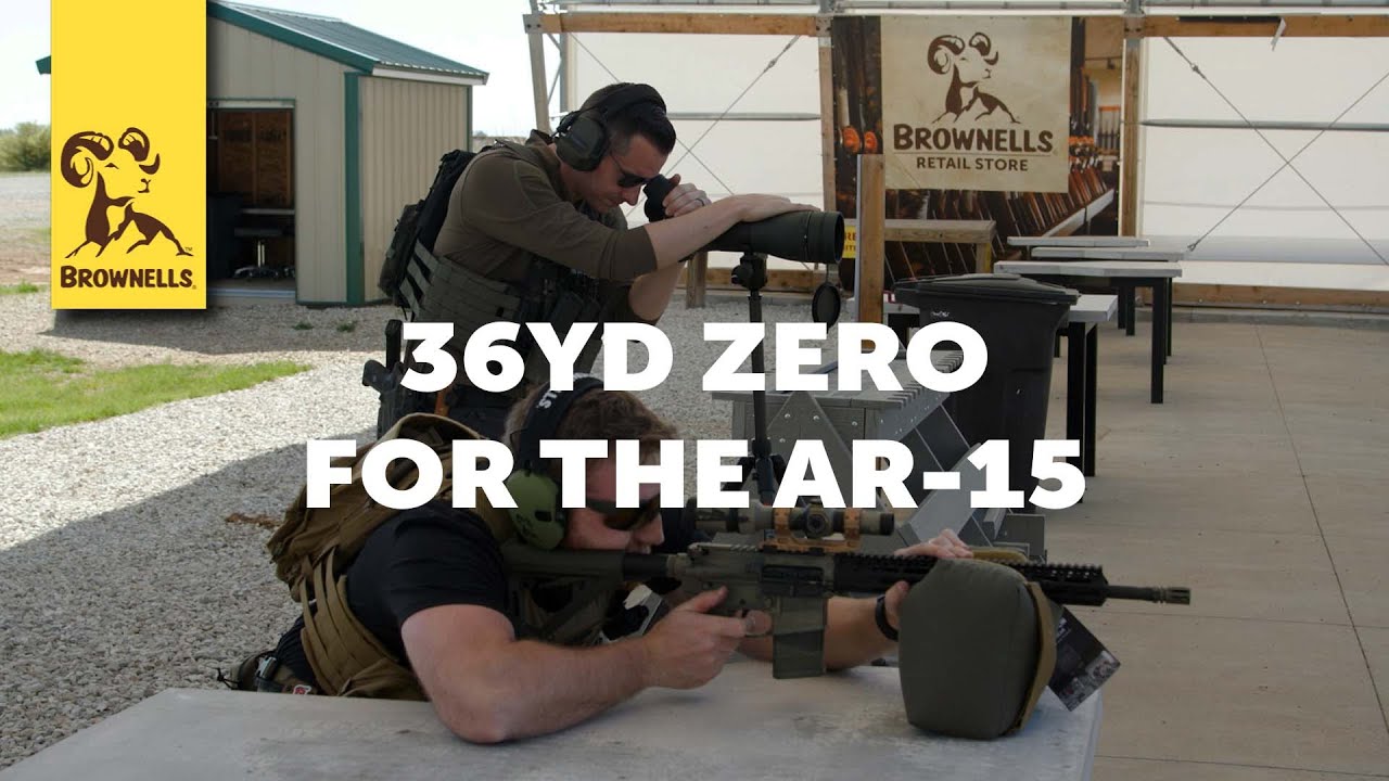 Quick Tip: 36yd Zero for the AR 15