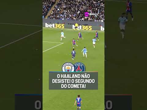 O HAALAND EVITOU O VEXAME CONTRA O PSG! OLHA O SEGUNDO GOL DO CRAQUE, ELE É DIFERENTE #shorts