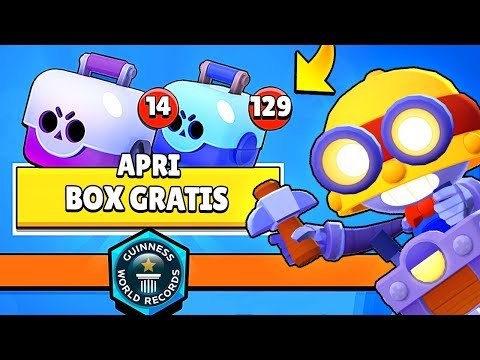 NUOVO RECORD BOX OPENING GRATIS x CARL! - Brawl Stars