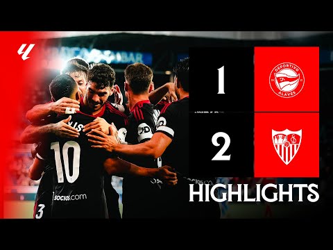 Deportivo Alavés vs Sevilla FC (1-2) LALIGA | Resumen