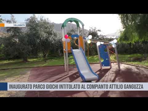Villabate. Inaugurato parco giochi intitolato ad Attilio Ganguzza