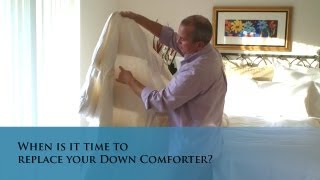 When is it time to replace your Down Comforter (www.verolinens.com)