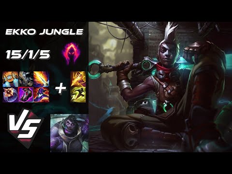 JUNGLE Ekko vs Dr. Mundo - NA Challenger Patch 25.S2.1