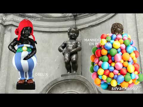 He has more than 1000 OUTFITS | The 50 Best Costumes of MANNEKEN PIS | Peeing Little Boy in Brussels