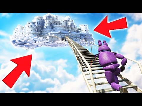 YOU WON'T GUESS WHAT WITHERED BONNIE FOUND! STAIRWAY TO HEAVEN CHALLENGE! (GTA 5 Mods FNAF For Kids)