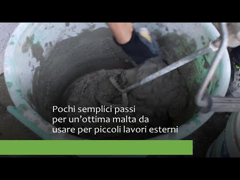 COME FARE della MALTA per PICCOLI LAVORI ESTERNI