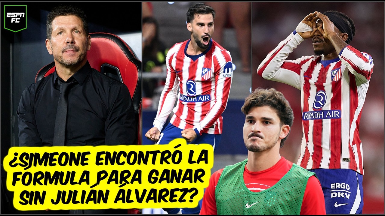 SIMEONE NO NECESITÓ a JULIÁN ÁLVAREZ para que el ATLÉTICO de MADRID le gane al SEVILLA | ESPN FC