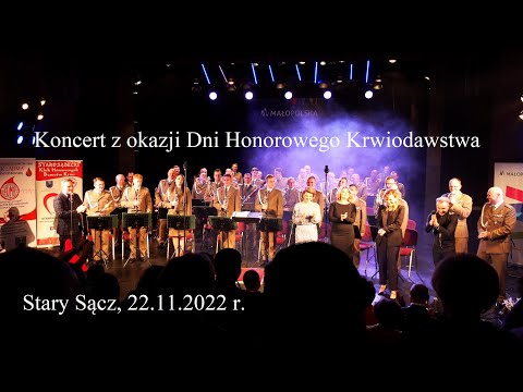 Koncert z okazji Dni Honorowego Krwiodawstwa - Stary Sącz, 22.11.2022 r.