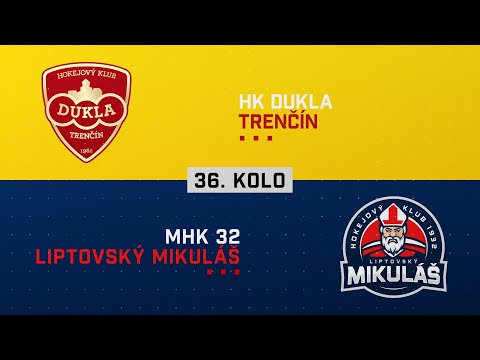 36.kolo HK Dukla Trenčín - MHk 32 Liptovský Mikuláš HIGHLIGHTS