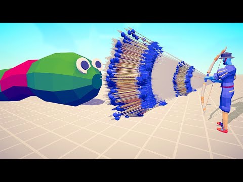 GIANT TITANOBOA vs EVERY DUO GODS - Totally Accurate Battle Simulator TABS