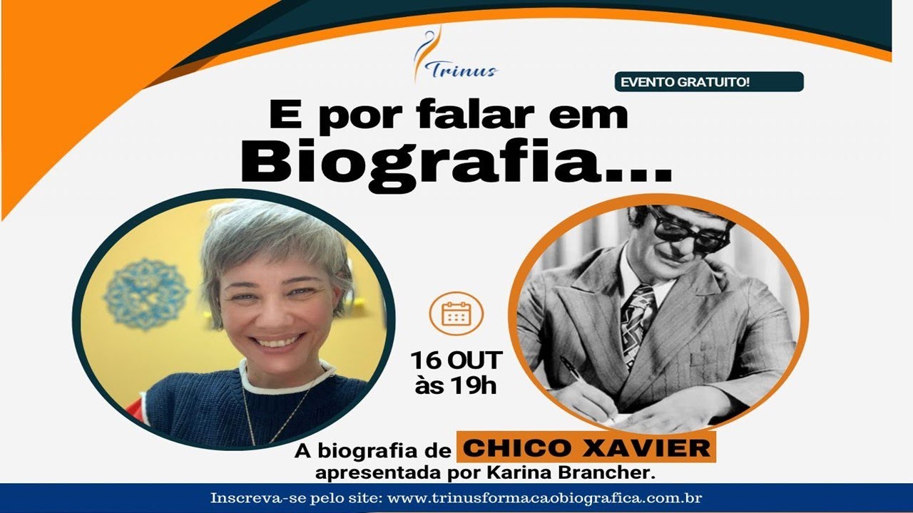 E por falar em Biografia... Chico Xavier por Karina Brancher