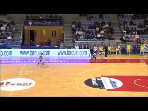 Santiago Futsal 3-5 Rìos Renovables / Campeonato Espanhol 2012/13 - 14° Jornada