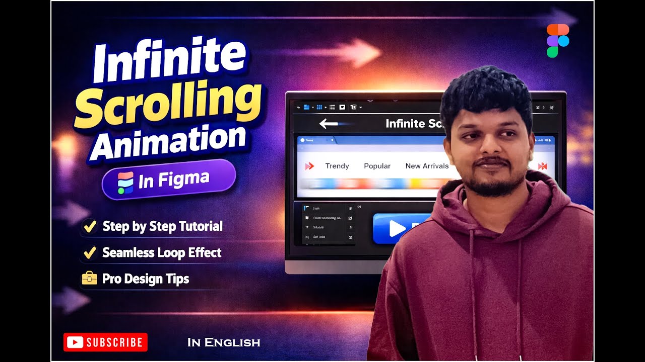 Figma Infinite Scrolling Animation Tutorial | Looping Scroll Effect