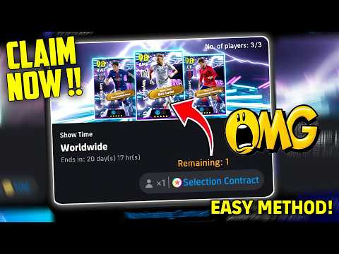 How To Get Free SELECTION CONTRACT 🤩 Right Now! eFootball 2026