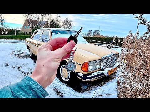 1979 Mercedes-Benz W123 - SNOW POV DRIVE