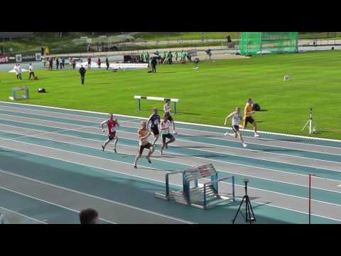 Espoon eliittikisa 2017 M19 100m ae