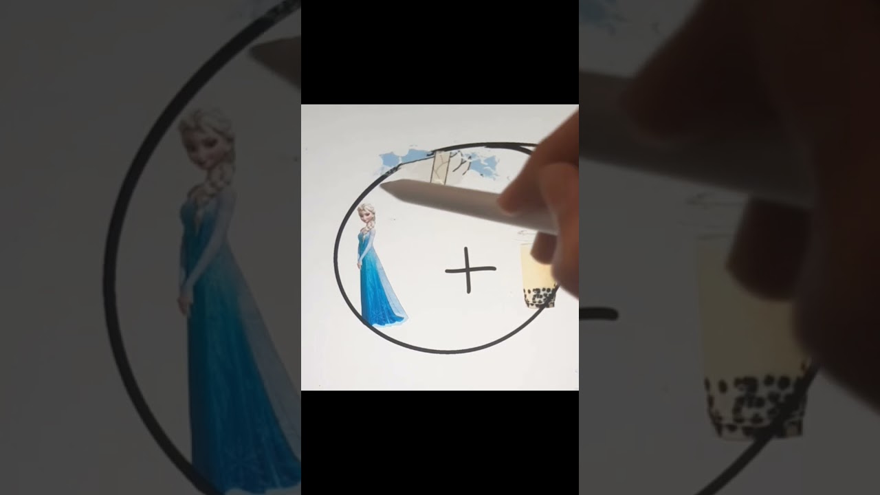 Elsa bubble tea🥛❄