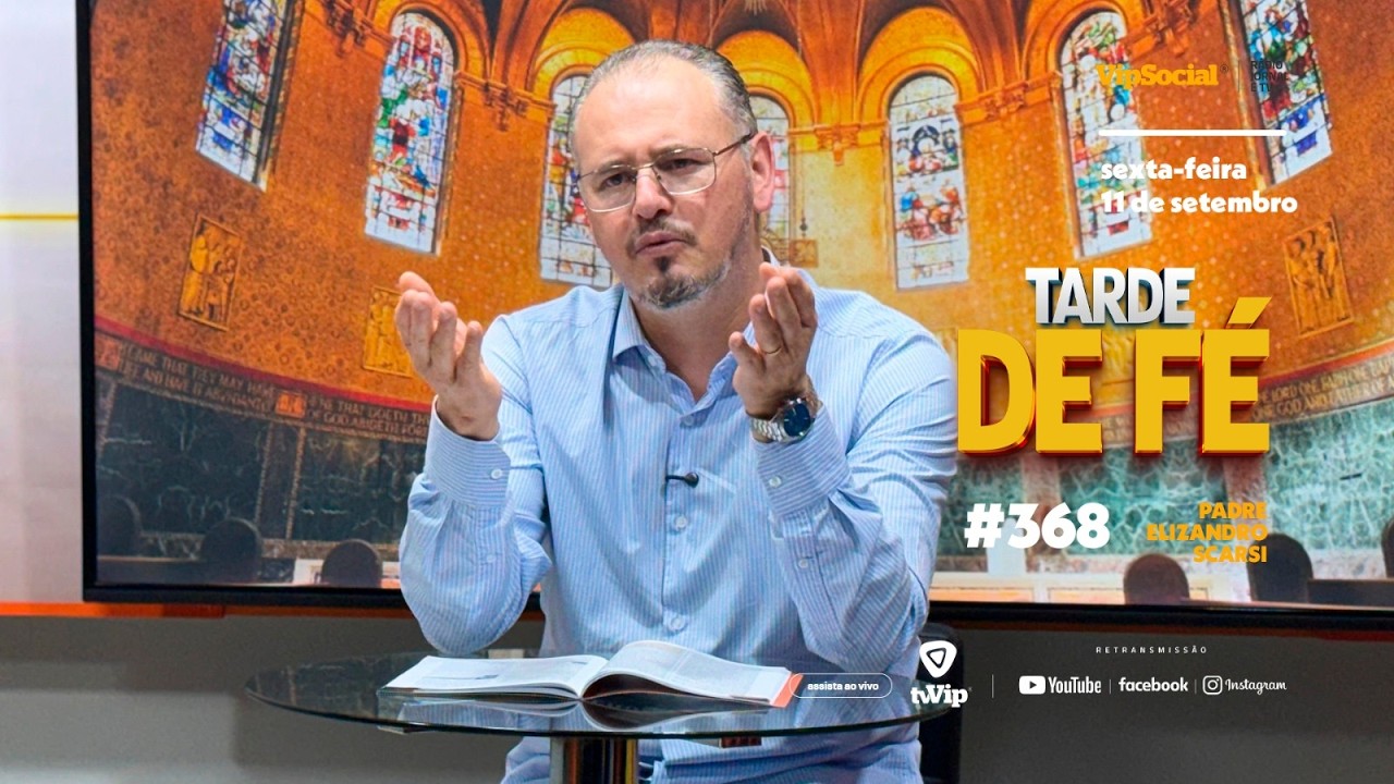 Padre Elizandro Scarsi encerra a semana com bênçãos e mensagem de esperança nesta sexta-feira, 11 de setembro