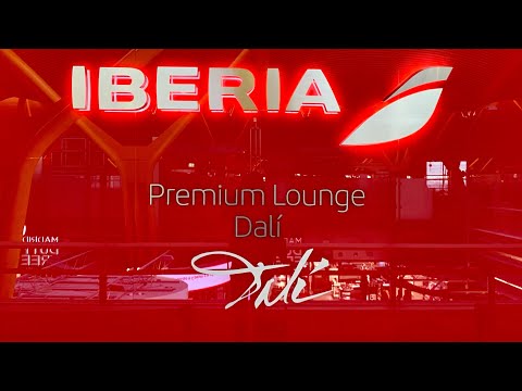 Avaliação do Iberia DALI Lounge | Aeroporto de Madrid 🇪🇸