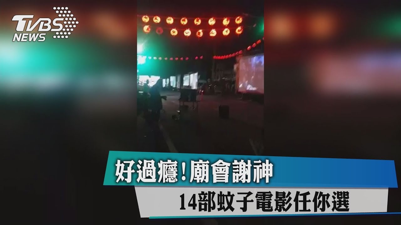 好過癮！廟會謝神　14部蚊子電影任你選