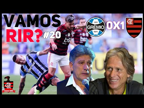 VAMOS RIR? Grêmio 0 X 1 Flamengo com narração Gremista