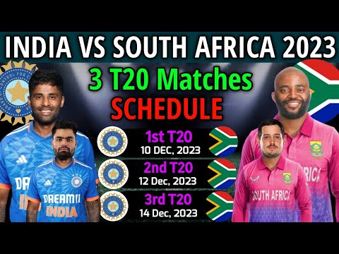 India vs South Africa Series Schedule 2023 | India Next Series | Ind vs Sa T20 Series 2023 Schedule