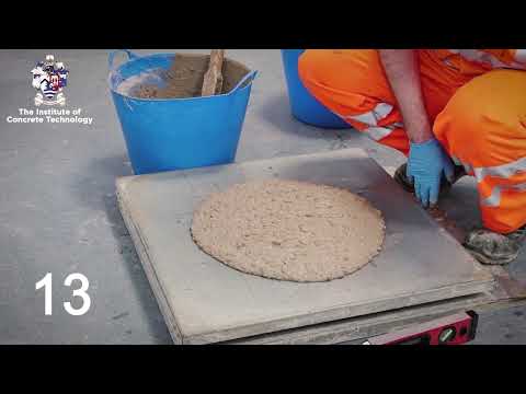 EN 12350-5, Testing Fresh Concrete Part 5: Flow Table Test