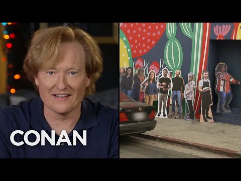 CONAN Is The Most Popular Show Among Cardboard Cutouts | CONAN on TBS